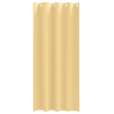 Firany blackout z kółkami 2 pcs Beżowy 245 x 140 cm Poliester