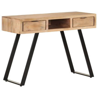 vidaXL Biurko, 107x45x79 cm, drewno akacjowe z naturalną krawędzią