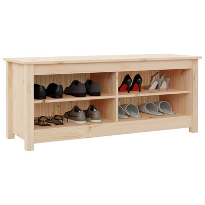 na buty, 110x38x45,5 cm, lite drewno sosnowe Szafka