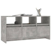 vidaXL Szafka pod TV, szarość betonu, 102x37,5x52,5 cm