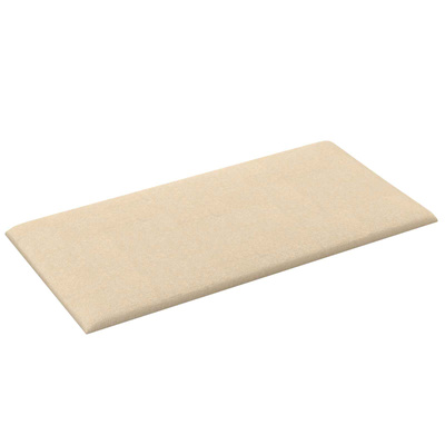 Wejściowy zagłówek 12 szt. 60 x 30 cm Kremowy tkanina