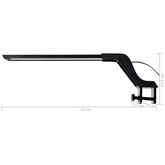 Lampa LED do akwarium, z zaciskiem, 35-55 cm, niebiesko-biała