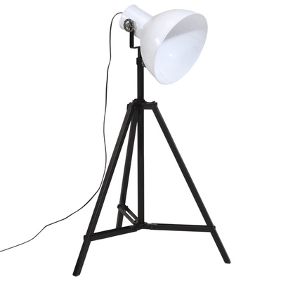 Lampa stojąca, 25 W, biała, 61x61x90/150 cm, E27