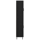 Highboard 2 szt. Czarny Dąb 69,5 x 34 x 180 cm