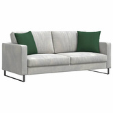 Poduszki na sofę 2 pcs Ciemna zieleń 45 x 45 cm