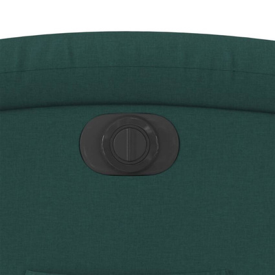 vidaXL Podnoszony fotel masujący, elektryczny, rozkładany, zielony