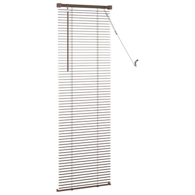 Żaluzja wenecka Ciemnobrązowy ze wzorem 150 x 60 cm 25 mm PVC