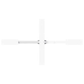 Noga do stołu jadalnego Pająk Kształt Biały 120x68x(72-73) cm Stal