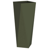Donica 2 pcs Zielony oliwkowy 30 x 30 x 75 cm Stal
