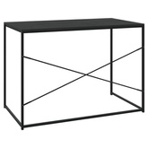 vidaXL Biurko komputerowe, czarne 110x60x70 cm materiał drewnopochodny