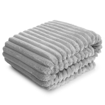 Koc Soft srebrny 150x200