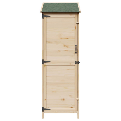 Shed ogrodowy naturalny 59,5 x 56 x 176,5 cm Drewno Świerkowe