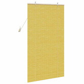 Roleta żółty 90 x 160 cm Bambus