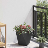 Donica 2 pcs Czarny 30 x 30 x 30 cm Stal