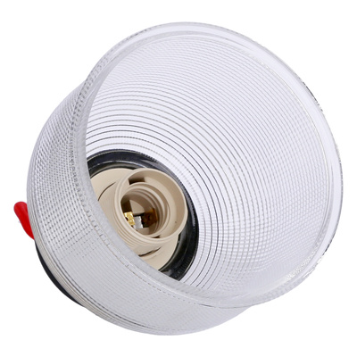 Lampa wisząca 15cm bezbarwna/czerwony kabel Liverpool Ledea 50101287