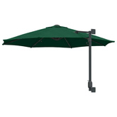 Parasolka ogrodowa Zielony 248 x 248 x 148 cm Poliester i Stal