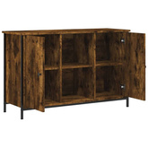 vidaXL Szafka pod TV, przydymiony dąb, 100x35x65 cm