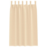 Firany blackout z kółkami 2 pcs Kremowy 175 x 140 cm Poliester