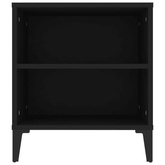 Szafka pod TV, czarna, 102x44,5x50 cm, materiał drewnopochodny vidaXL