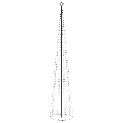 vidaXL Choinka stożkowa, 752 niebieskich lampek LED, 160x500 cm