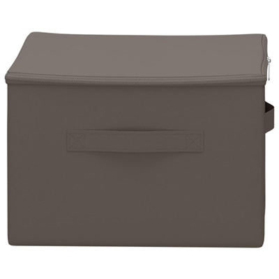 Skrzynia do przechowywania Szary 43 x 34 x 23 cm Włóknina
