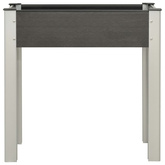 Podwyższona donica ogrodowa, 75x40x75 cm, WPC, szara