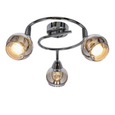 Lampa sufitowa spirala 3X10W E14 LED chrom FORT 98-62833