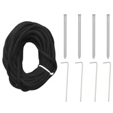 vidaXL Stożkowa choinka z lampek, 1544 niebieskich LED, 500 cm