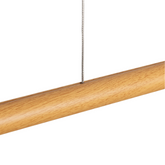 Lampa wisząca liniowa kolor drewna 60cm 30W CCT Abruzzo Arche