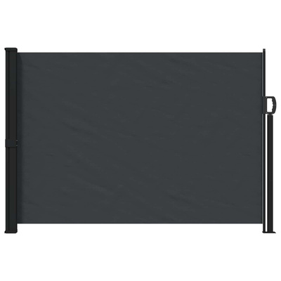 Rozkładany boczny markiz Czarny 300 x 170 cm Poliester