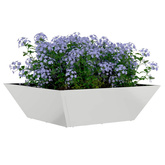 Doniczka ogrodowa 5 pcs Srebrny 50 x 50 x 15 cm