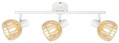 Lampa ścienna Candellux 93-68095 listwa E14 biały drewno