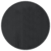 vidaXL Dywan okrągły, szary, 60 cm, bambusowy