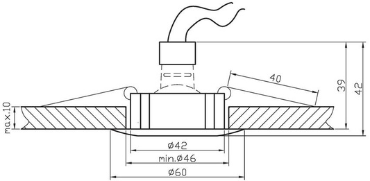 Oprawa stropowa mr-16 candellux outlet 2261941