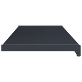 Parapet okienny Antracytowy z rysunkiem drewna PVC