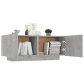 vidaXL Szafka pod TV, szarość betonu, 100x35x40 cm wariant 4