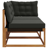 7 szt. Modułowa sofa na zewnątrz Lite Drewno Akacji Naturalny