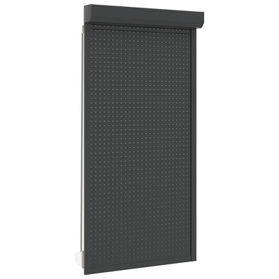 vidaXL Roleta zewnętrzna, aluminiowa, 110 x 220 cm, antracytowa