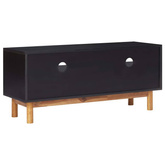 vidaXL Szafka pod TV, 100x35x45 cm, lite drewno akacjowe i MDF