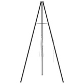 Tripod na ognisko Czarny 92 x 92 x 151,5 cm Stal