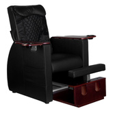 Fotel spa do pedicure z masażem pleców Azzurro 101 czarny  125978