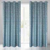 Zasłona Laura niebieska 140x250
