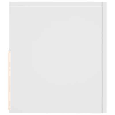 vidaXL Szafka pod TV z oświetleniem LED, biała, 120x35x40 cm