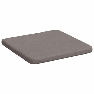 Poduszki na siedziska 4 pcs Ciemnoszary 40 x 40 x 3 cm tkanina