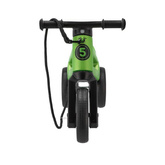 FWRider Super Sport 516514 Kolor: Green Metallic / Zielony metaliczny z czarnymi felgami Rowerek biegowy Jeździk 2w1 Ciche koła + Pasek do noszenia dla Rodzica