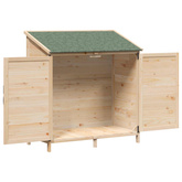 Shed ogrodowy naturalny 106 x 56 x 113,5 cm Drewno Świerkowe