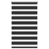 Roleta Zebra 50,9x100 cm Szerokość materiału 46,7 cm czarna