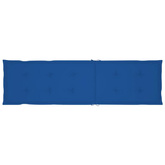 vidaXL Leżak tarasowy z podnóżkiem i poduszką, lite drewno akacjowe