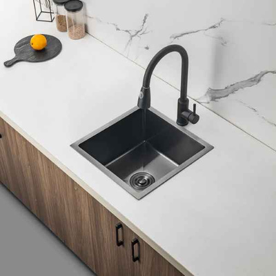 Zlewozmywak stalowy podwieszany Rita grafit