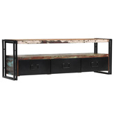 vidaXL Szafka pod TV z drewna odzyskanego, 120 x 30 x 40 cm